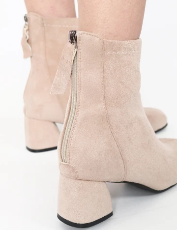 Botine SHEIN, crem Crem