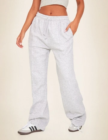 Pantaloni PRETTYLITTLETHING, gri