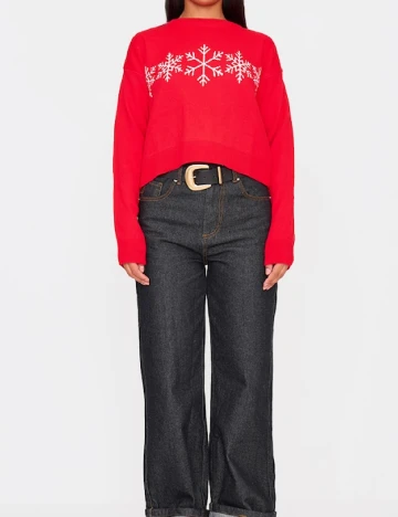 Bluza PRETTYLITTLETHING, rosu