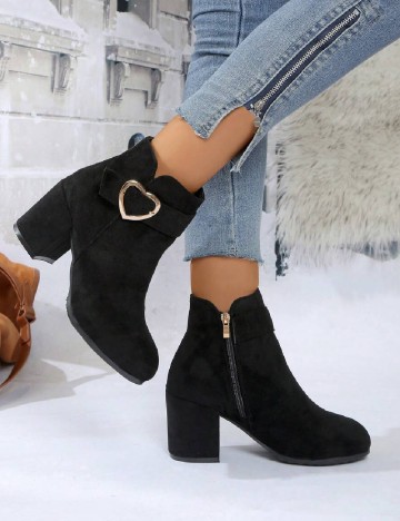 Botine SHEIN, negru