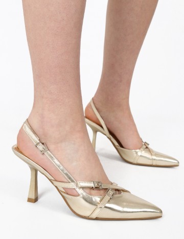 
						Pantofi SHEIN, auriu