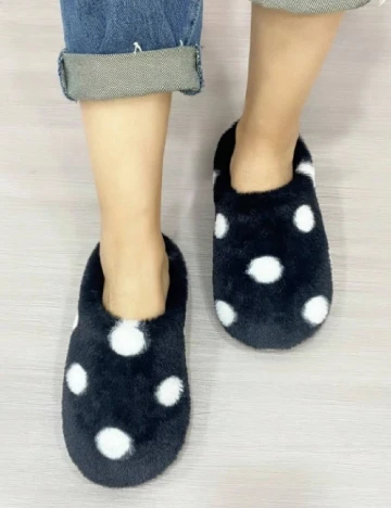 Papuci de Casa SHEIN, negru Negru