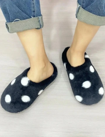 Papuci de Casa SHEIN, negru Negru
