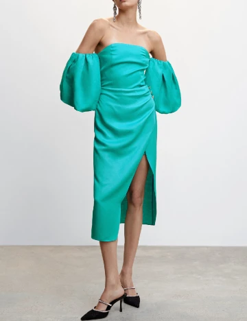 Fusta Mango, turcoaz Albastru