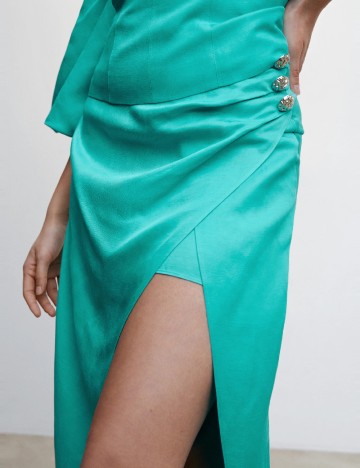 Fusta Mango, turcoaz