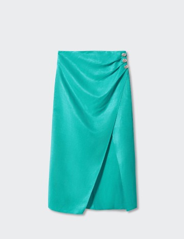 Fusta Mango, turcoaz