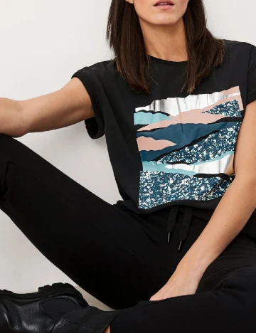 Tricou s.Oliver, negru