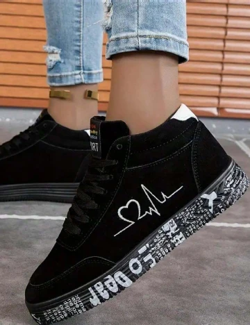 Adidasi SHEIN, negru Negru