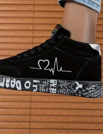 Adidasi SHEIN, negru Negru