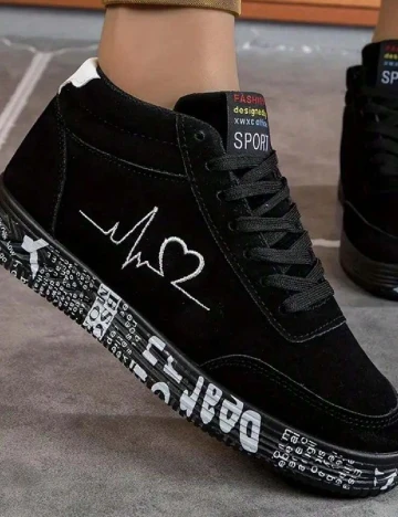 Adidasi SHEIN, negru Negru