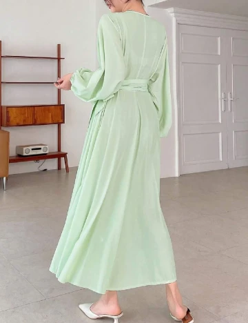 Rochie medie Dazy, verde deschis Verde