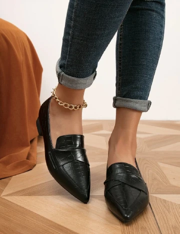 Balerini SHEIN, negru Negru
