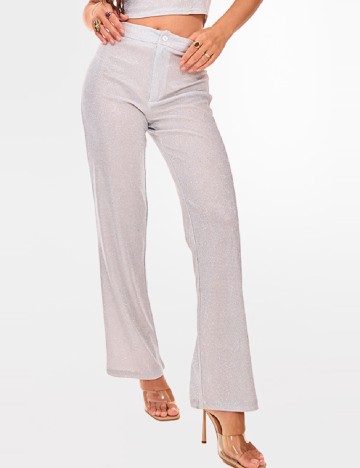 Pantaloni PRETTYLITTLETHING, gri