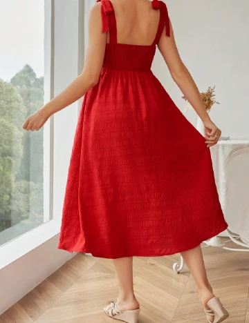 Rochie medie SHEIN Maternity, rosu