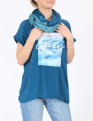 Esarfa s.Oliver, albastru Albastru