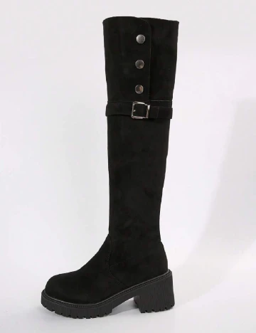 Cizme SHEIN, negru Negru