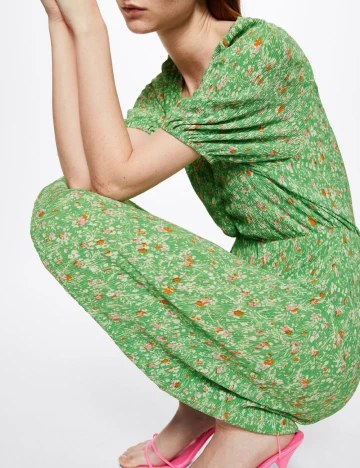 Rochie scurta Mango, verde
