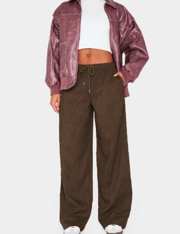 Pantaloni PRETTYLITTLETHING, maro