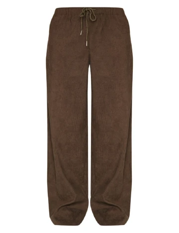 Pantaloni PRETTYLITTLETHING, maro