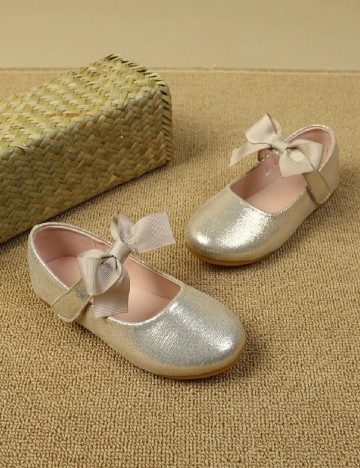 Pantofi Shein Kids, auriu