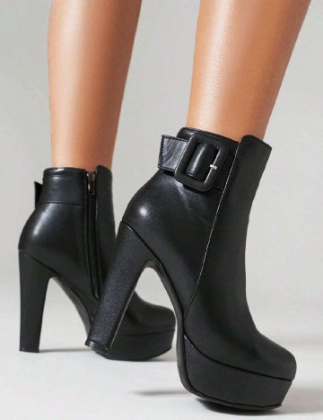 Botine SHEIN, negru