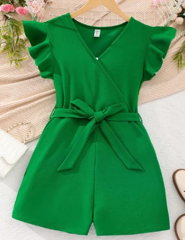 Salopeta Shein Kids, verde Verde