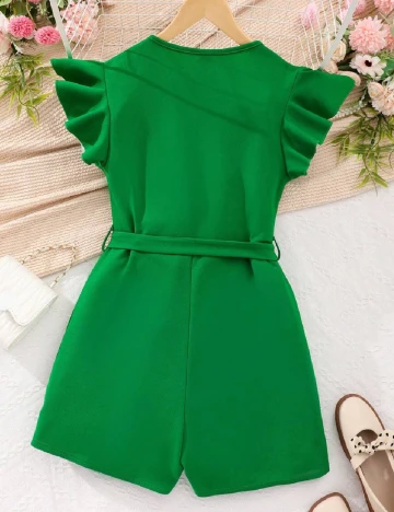 Salopeta Shein Kids, verde Verde