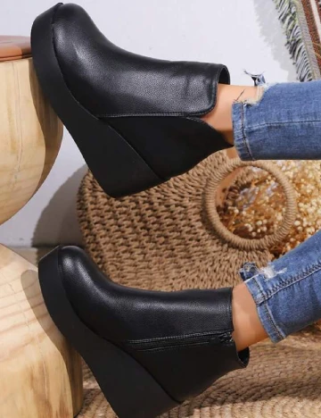 Botine SHEIN, negru