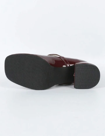 Pantofi SHEIN, visiniu