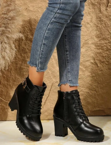 Botine SHEIN, negru