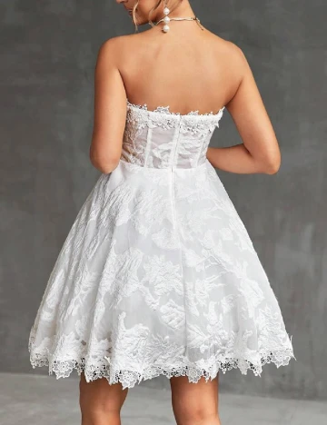 Rochie scurta SHEIN, alb
