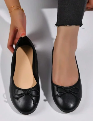 Balerini SHEIN, negru Negru