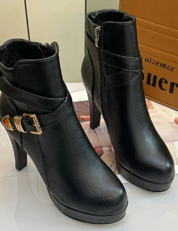 Botine SHEIN, negru Negru