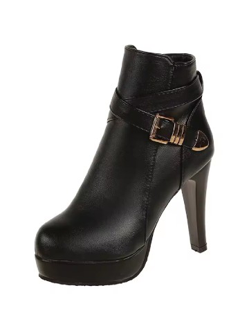 Botine SHEIN, negru