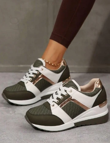 Adidasi SHEIN, verde