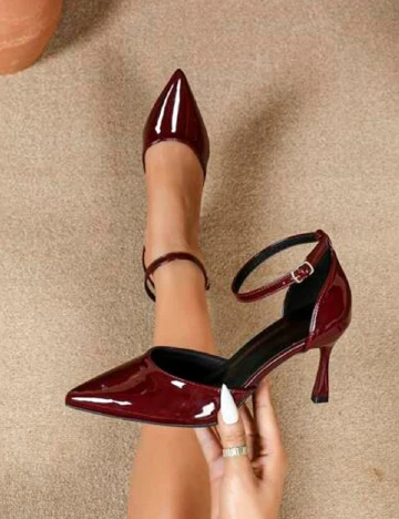Pantofi SHEIN, visiniu