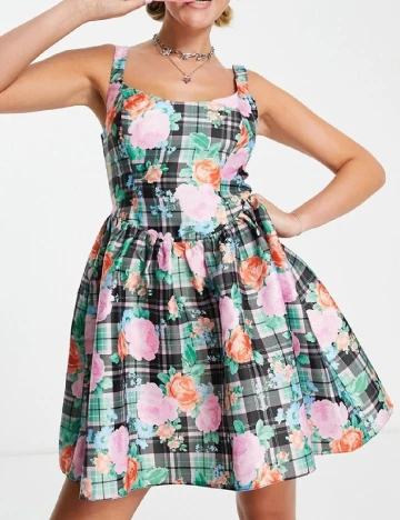 Rochie scurta Miss Selfridge, floral print Floral print