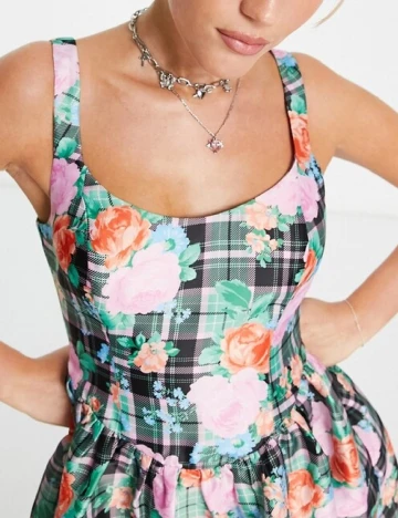 Rochie scurta Miss Selfridge, floral print Floral print