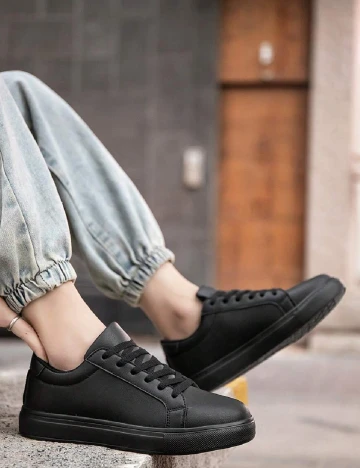 Adidasi SHEIN, negru Negru