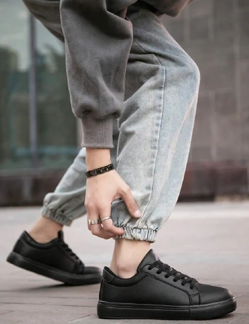 Adidasi SHEIN, negru Negru