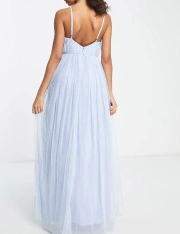 Rochie lunga Beauut, bleu Albastru