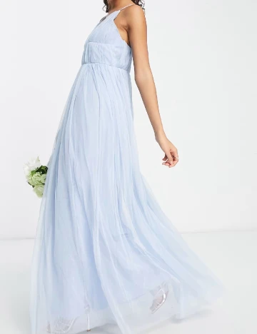 Rochie lunga Beauut, bleu Albastru