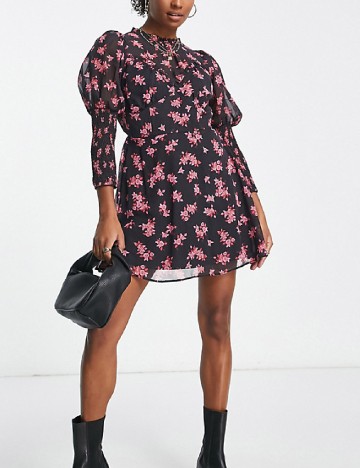 Rochie scurta Miss Selfridge, negru