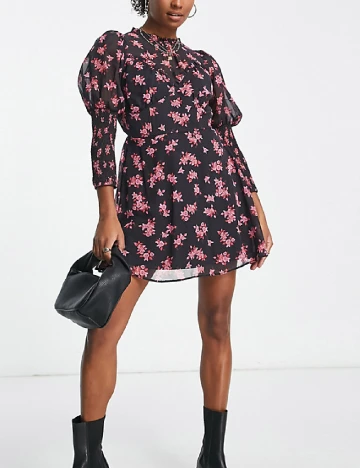 Rochie scurta Miss Selfridge, negru