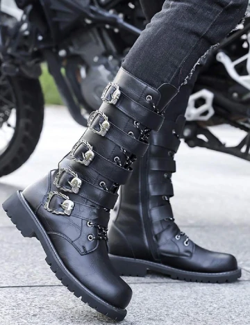Cizme SHEIN, negru Negru