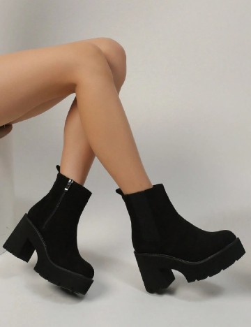 
						Botine SHEIN, negru