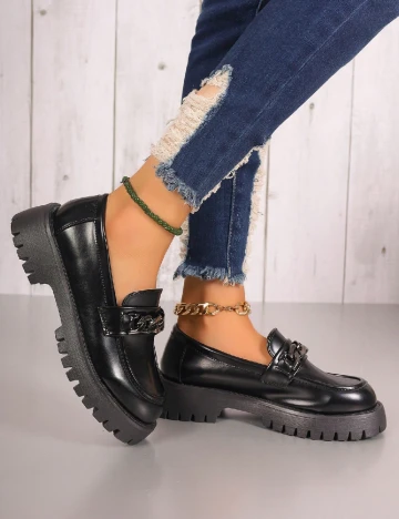 Mocasini SHEIN, negru