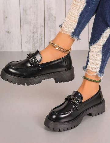 Mocasini SHEIN, negru