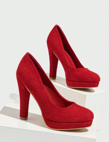 
						Pantofi SHEIN, rosu