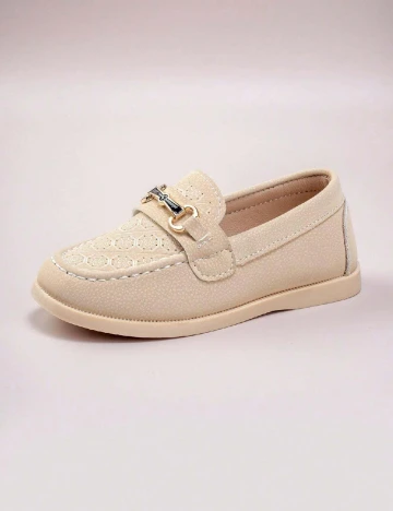 Mocasini Shein Kids, crem
